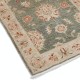 Hand Knotted Sage Green, Ivory, Red Wool Runner Rug | Floral Corridor Rug for Hallway, Kitchen Hand Knotted Sage Green, Ivory, Red Wool Runner Rug | Floral Corridor Rug for Hallway, Kitchen