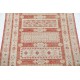 Hand Knotted Red, Ivory Wool Area Rug | Turkish Geometric Motif Accent Rug Hand Knotted Red, Ivory Wool Area Rug | Turkish Geometric Motif Accent Rug
