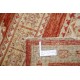 Hand Knotted Red, Ivory Wool Area Rug | Turkish Geometric Motif Accent Rug Hand Knotted Red, Ivory Wool Area Rug | Turkish Geometric Motif Accent Rug