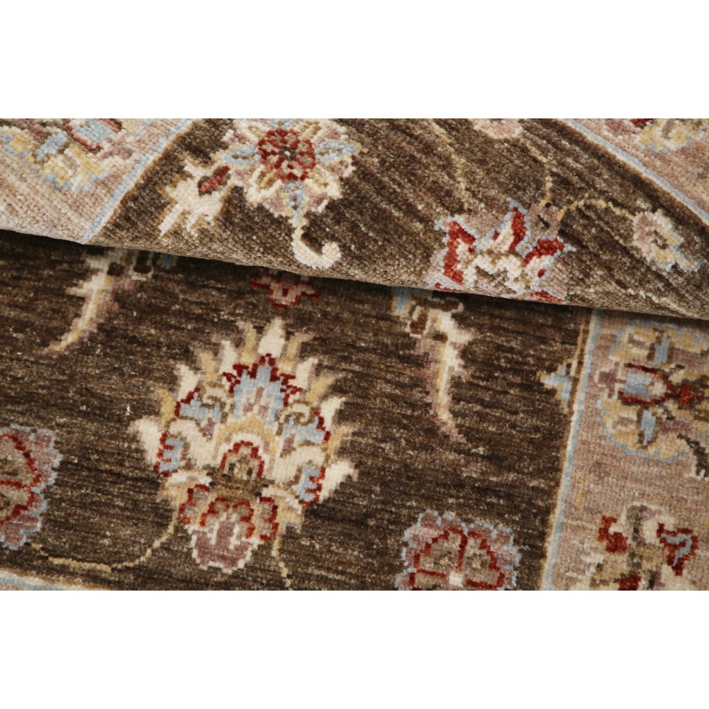 Brown Handknotted Accent Rug | Handmade Wool Rug for Bedroom and Entryway Brown Handknotted Accent Rug | Handmade Wool Rug for Bedroom and Entryway
