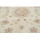 Hand Knotted Floral Rug, Ivory and Red Wool Area Rug, Traditional Border Carpet Hand Knotted Floral Rug, Ivory and Red Wool Area Rug, Traditional Border Carpet