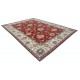 Hand Knotted Floral Large Area Rug with Red Field and Beige Border | Traditional Oushak Wool Carpet Hand Knotted Floral Large Area Rug with Red Field and Beige Border | Traditional Oushak Wool Carpet