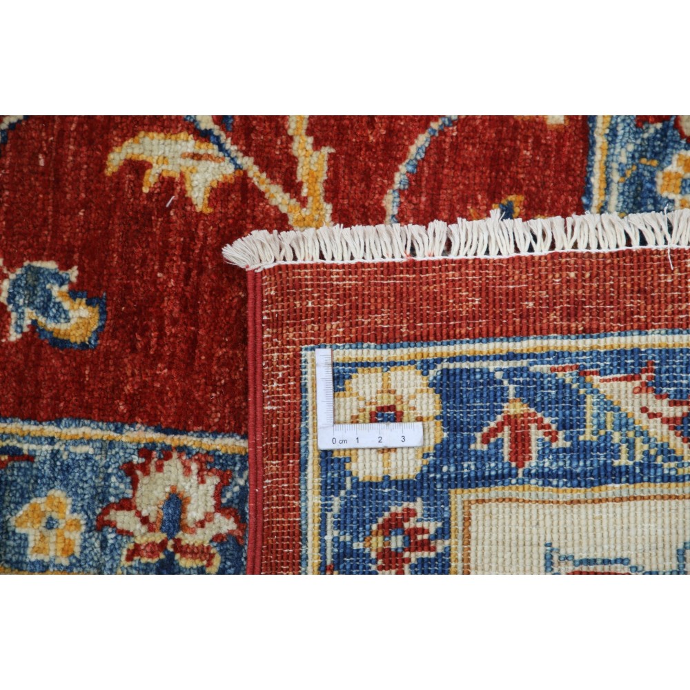 Hand Knotted Floral Large Area Rug with Red Field and Beige Border | Traditional Oushak Wool Carpet Hand Knotted Floral Large Area Rug with Red Field and Beige Border | Traditional Oushak Wool Carpet