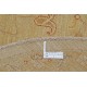 Hand Knotted Round Wool Rug | Beige Oushak Style Carpet with Soft Floral Medallion Pattern Hand Knotted Round Wool Rug | Beige Oushak Style Carpet with Soft Floral Medallion Pattern