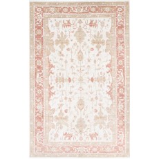 Hand Knotted Large Area Rug for Living Room, Dining Room and Bedroom Decor | Traditional Beige Wool Carpet