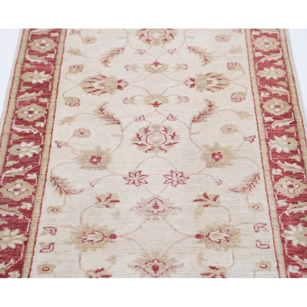 Hand Knotted Hallway Runner Rug | Beige Wool Runner Rug for Entryway, Kitchen and Corridor Hand Knotted Hallway Runner Rug | Beige Wool Runner Rug for Entryway, Kitchen and Corridor