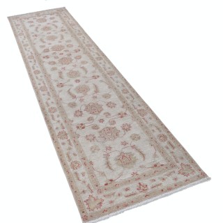Traditional Handknotted Runner Rug for Kitchen | Hallway Rug | Beige Stair Rug | Corridor Rug
