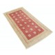 Hand Knotted Gold and Red Wool Area Rug | Geometric Pattern Accent Rug Hand Knotted Gold and Red Wool Area Rug | Geometric Pattern Accent Rug