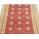 Hand Knotted Gold and Red Wool Area Rug | Geometric Pattern Accent Rug Hand Knotted Gold and Red Wool Area Rug | Geometric Pattern Accent Rug