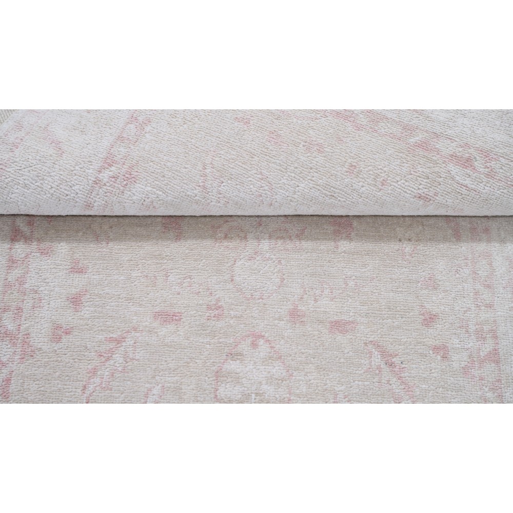 Wool Accent Rug | Hand Knotted Beige Area Rug for Bedroom, Kitchen and Entryway Decor Wool Accent Rug | Hand Knotted Beige Area Rug for Bedroom, Kitchen and Entryway Decor