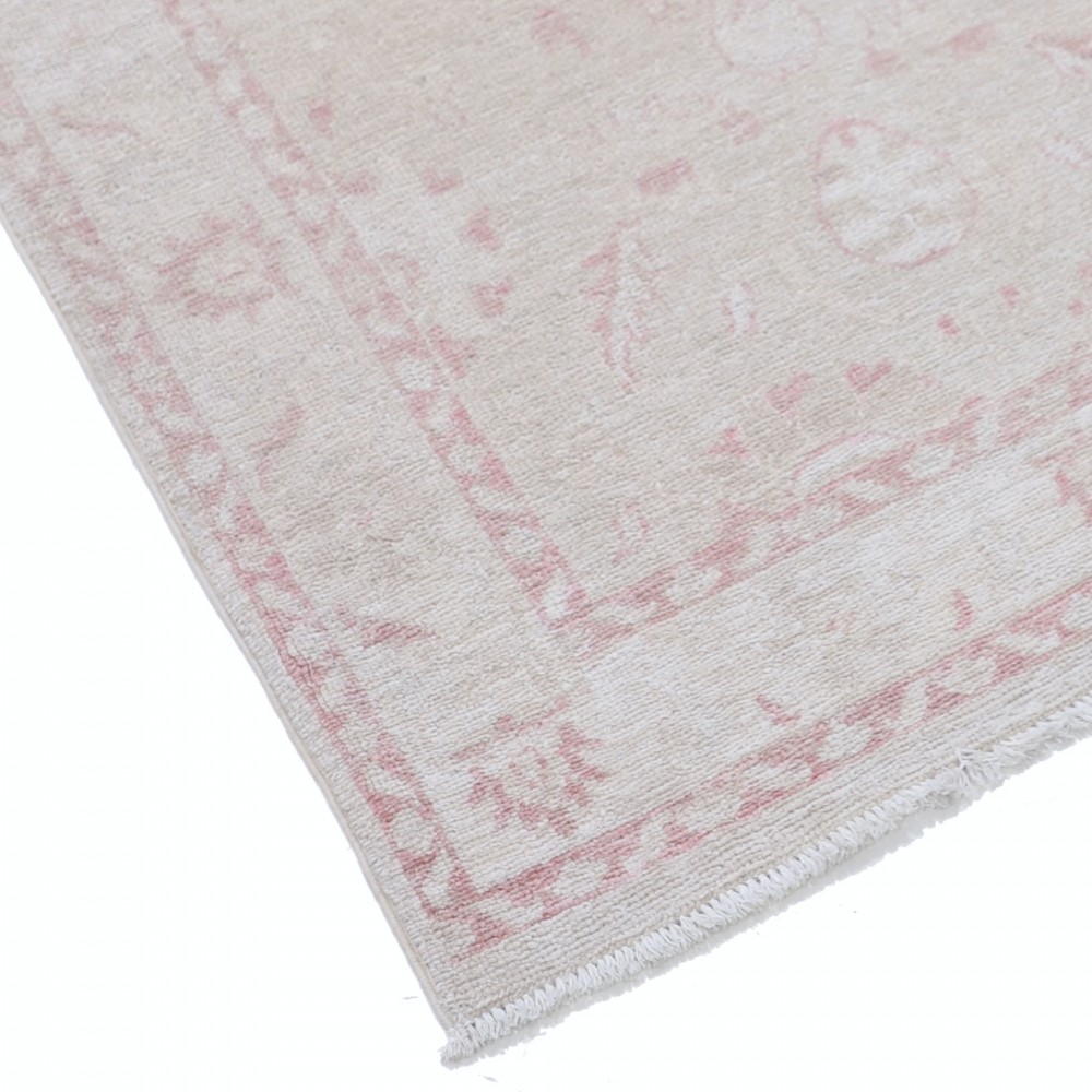 Wool Accent Rug | Hand Knotted Beige Area Rug for Bedroom, Kitchen and Entryway Decor Wool Accent Rug | Hand Knotted Beige Area Rug for Bedroom, Kitchen and Entryway Decor