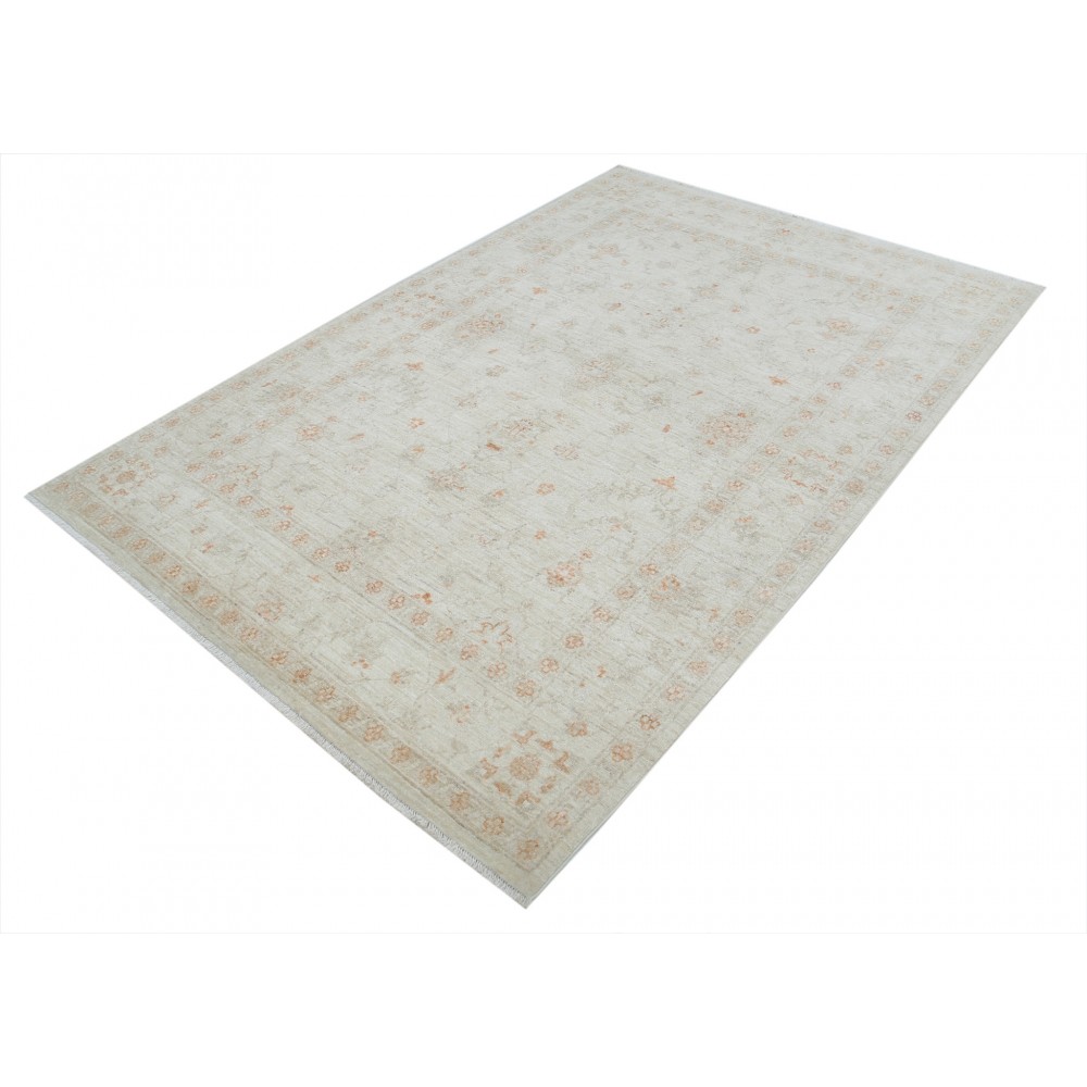 Hand Knotted Wool Area Rug for Living Room | Floral Rug for Bedroom and Dining Room Decor