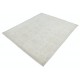 Hand Knotted Beige Wool Oushak Area Rug with All-Over Floral Design Hand Knotted Beige Wool Oushak Area Rug with All-Over Floral Design