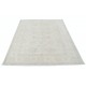 Hand Knotted Beige Wool Oushak Area Rug with All-Over Floral Design Hand Knotted Beige Wool Oushak Area Rug with All-Over Floral Design