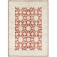 Hand Knotted Red and Ivory Wool Area Rug | Turkish Floral Design Carpet Hand Knotted Red and Ivory Wool Area Rug | Turkish Floral Design Carpet