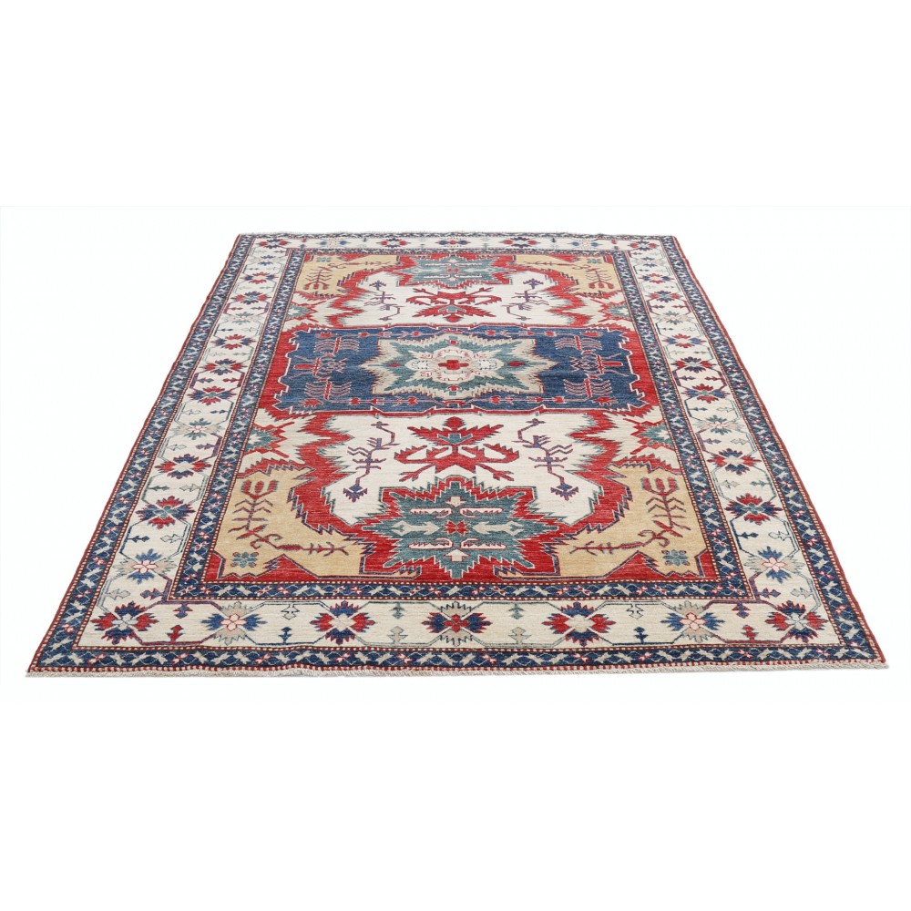 Hand Knotted Tribal Area Rug for Home Decor | High Quality Sustainable Home Decor | New | 100% Wool Hand Knotted Tribal Area Rug for Home Decor | High Quality Sustainable Home Decor | New | 100% Wool