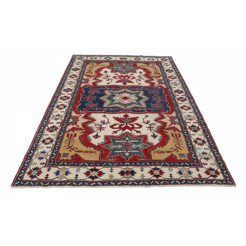 Hand Knotted Tribal Area Rug for Home Decor | High Quality Sustainable Home Decor | New | 100% Wool Hand Knotted Tribal Area Rug for Home Decor | High Quality Sustainable Home Decor | New | 100% Wool