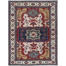 Hand Knotted Tribal Area Rug for Home Decor | High Quality Sustainable Home Decor | New | 100% Wool