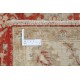 Hand Knotted Floral Area Rug with Red Field and Ivory Border | Turkish Oushak Wool Carpet Hand Knotted Floral Area Rug with Red Field and Ivory Border | Turkish Oushak Wool Carpet