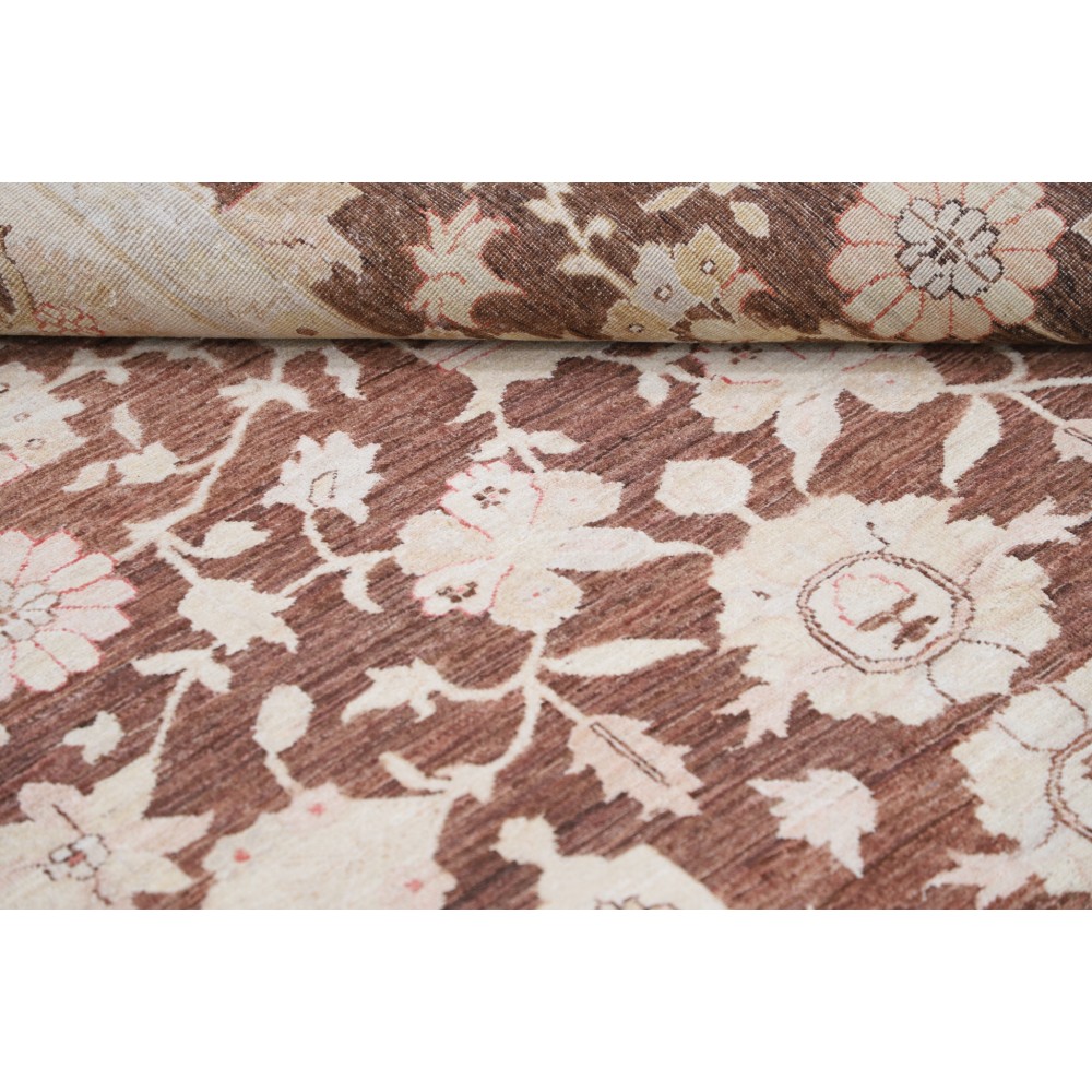 Hand Knotted Floral Large Area Rug with Red Field and Ivory Border | Wool Turkish Carpet for Home Decor Hand Knotted Floral Large Area Rug with Red Field and Ivory Border | Wool Turkish Carpet for Home Decor