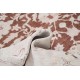 Hand Knotted Floral Large Area Rug with Red Field and Ivory Border | Wool Turkish Carpet for Home Decor Hand Knotted Floral Large Area Rug with Red Field and Ivory Border | Wool Turkish Carpet for Home Decor