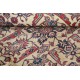 Hand Knotted Red, Navy Blue and Ivory Wool Area Rug | Turkish Floral Rug for Living Room, Bedroom, Office Hand Knotted Red, Navy Blue and Ivory Wool Area Rug | Turkish Floral Rug for Living Room, Bedroom, Office