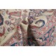 Hand Knotted Red, Navy Blue and Ivory Wool Area Rug | Turkish Floral Rug for Living Room, Bedroom, Office Hand Knotted Red, Navy Blue and Ivory Wool Area Rug | Turkish Floral Rug for Living Room, Bedroom, Office