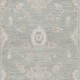 Hand Knotted Soft-Toned Light Blue, Ivory Wool Area Rug | Traditional Geometric Accent Rug Hand Knotted Soft-Toned Light Blue, Ivory Wool Area Rug | Traditional Geometric Accent Rug