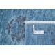 Hand Knotted Blue Wool Oushak Large Area Rug with All-Over Floral Design Hand Knotted Blue Wool Oushak Large Area Rug with All-Over Floral Design