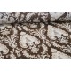 Hand Knotted Brown and Ivory Wool Area Rug, Traditional Ornamental Carpet Hand Knotted Brown and Ivory Wool Area Rug, Traditional Ornamental Carpet