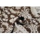 Hand Knotted Brown and Ivory Wool Area Rug, Traditional Ornamental Carpet Hand Knotted Brown and Ivory Wool Area Rug, Traditional Ornamental Carpet