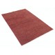 Hand Knotted Burgundy Red Wool Area Rug | Turkish Accent Rug for Contemporary Interiors