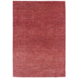 Hand Knotted Burgundy Red Wool Area Rug | Turkish Accent Rug for Contemporary Interiors