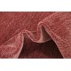 Hand Knotted Burgundy Red Wool Area Rug | Turkish Accent Rug for Contemporary Interiors