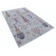 Hand Knotted Turkish Wool Rug | Gray Floral & Tree Motif Area Rug in Multicolor Tones for Living Room
