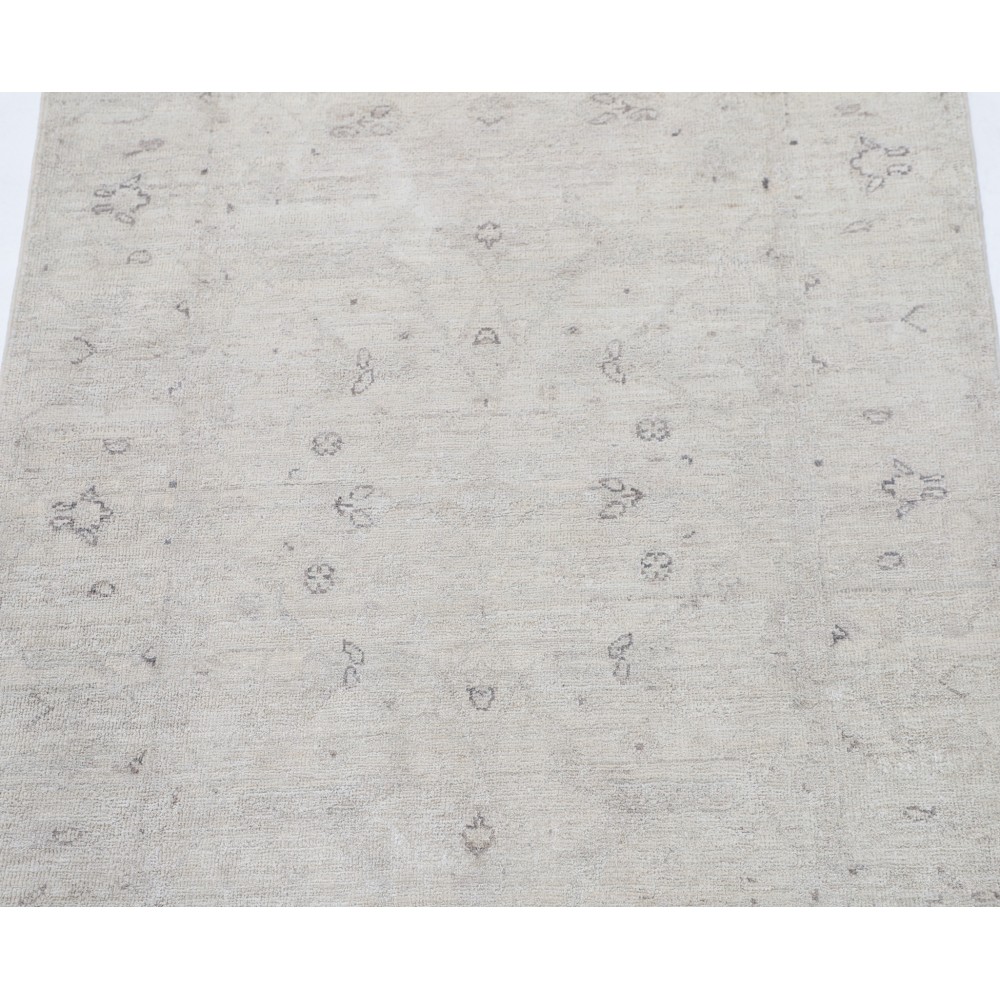 Traditional Hand Knotted Turkish Accent Rug | Neutral Tone Wool Area Rug Traditional Hand Knotted Turkish Accent Rug | Neutral Tone Wool Area Rug