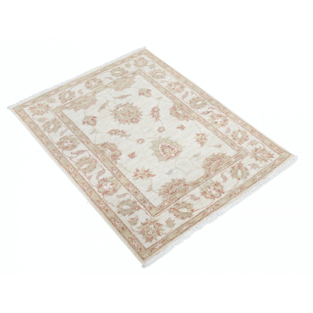 Hand Knotted Turkish Wool Rug with All-Over Floral Design | New Beige Accent Rug for Entryway Hand Knotted Turkish Wool Rug with All-Over Floral Design | New Beige Accent Rug for Entryway