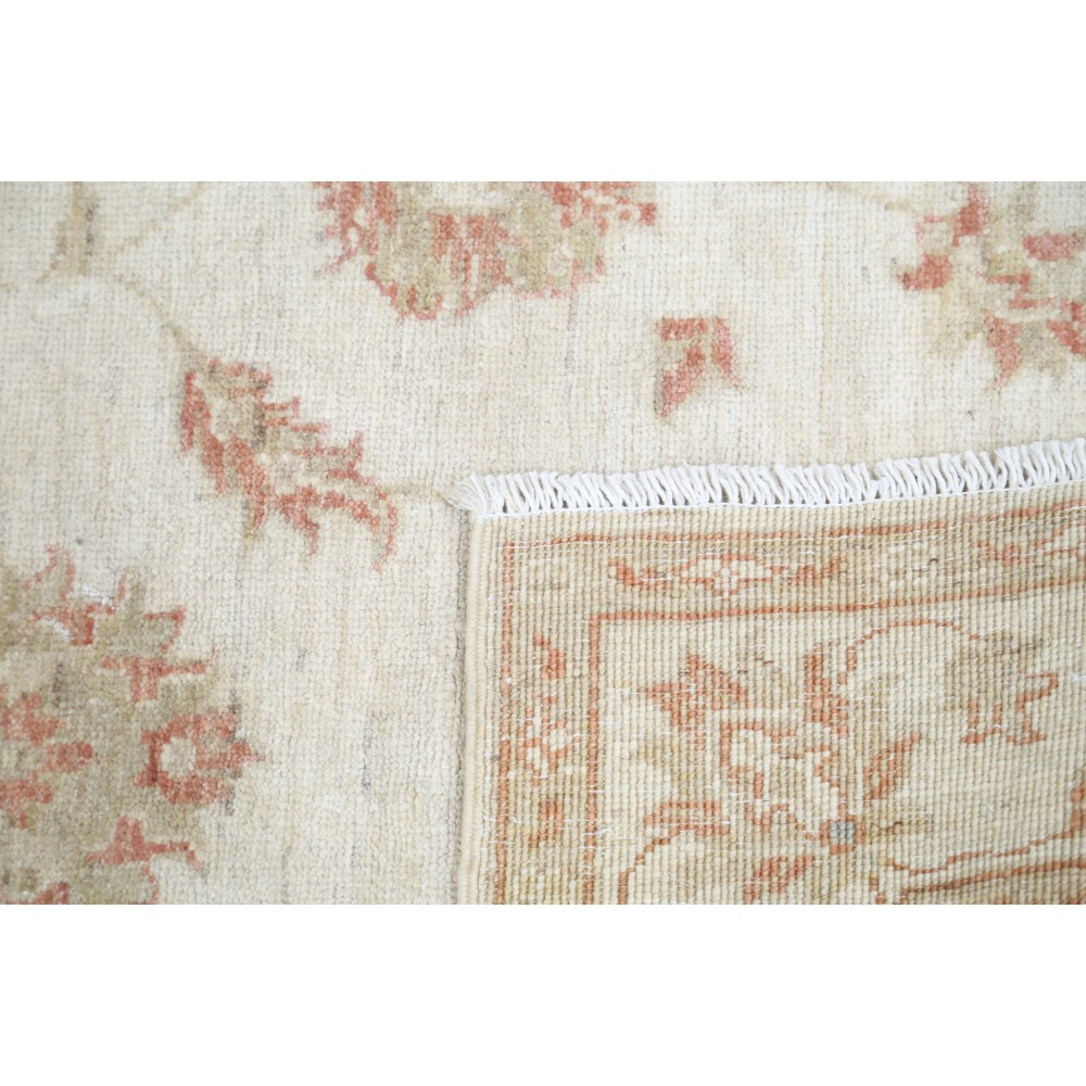 Hand Knotted Turkish Wool Rug with All-Over Floral Design | New Beige Accent Rug for Entryway Hand Knotted Turkish Wool Rug with All-Over Floral Design | New Beige Accent Rug for Entryway