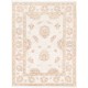 Hand Knotted Turkish Wool Rug with All-Over Floral Design | New Beige Accent Rug for Entryway Hand Knotted Turkish Wool Rug with All-Over Floral Design | New Beige Accent Rug for Entryway