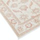 Hand Knotted Oushak Style Rug | Beige Turkish Accent Rug with All-Over Floral Design | 100% Wool Hand Knotted Oushak Style Rug | Beige Turkish Accent Rug with All-Over Floral Design | 100% Wool