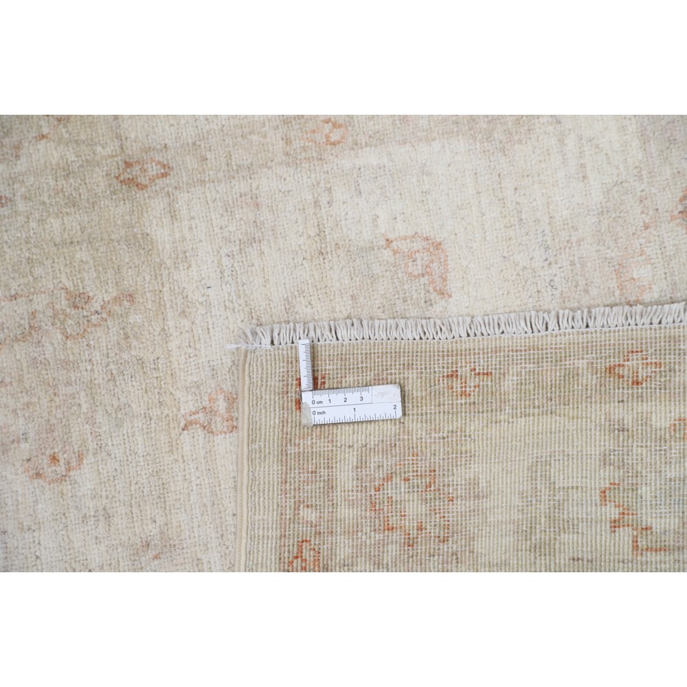 Beige Turkish Wool Accent Rug with Floral Design | New Handknotted Area Rug | 100% Wool Beige Turkish Wool Accent Rug with Floral Design | New Handknotted Area Rug | 100% Wool