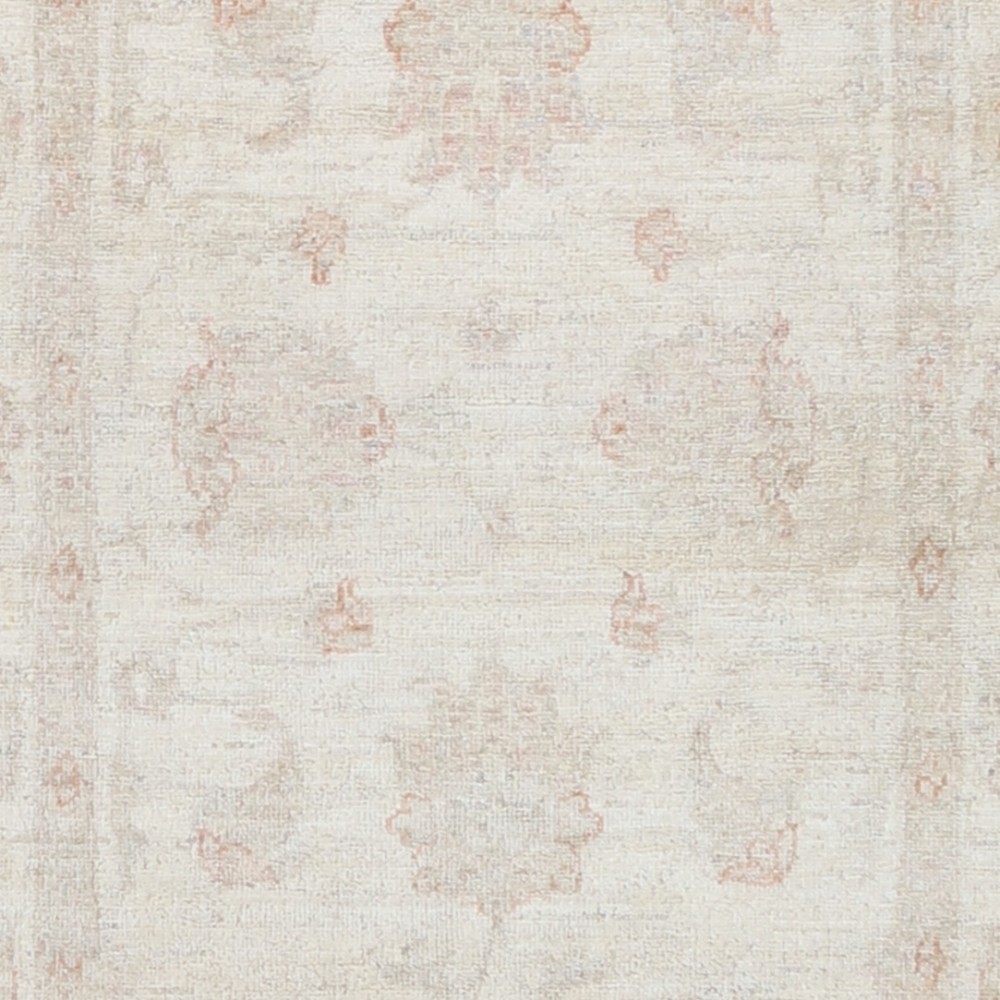 Beige Turkish Wool Accent Rug with Floral Design | New Handknotted Area Rug | 100% Wool Beige Turkish Wool Accent Rug with Floral Design | New Handknotted Area Rug | 100% Wool