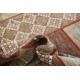 Hand Knotted Beige, Brown and Red Wool Area Rug | Abstract Geometric Design Carpet Hand Knotted Beige, Brown and Red Wool Area Rug | Abstract Geometric Design Carpet