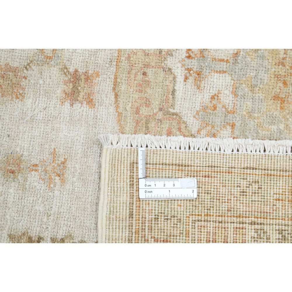 Traditional Hand Knotted Beige Area Rug | Geometric Medallion Design Carpet Traditional Hand Knotted Beige Area Rug | Geometric Medallion Design Carpet
