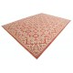 Hand Knotted Red, Ivory Wool Large Area Rug | Turkish Floral Design Carpet Hand Knotted Red, Ivory Wool Large Area Rug | Turkish Floral Design Carpet