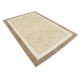 Hand Knotted Beige and Taupe Wool Area Rug | Minimal Geometric Dot Design Carpet Hand Knotted Beige and Taupe Wool Area Rug | Minimal Geometric Dot Design Carpet