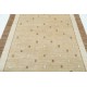 Hand Knotted Beige and Taupe Wool Area Rug | Minimal Geometric Dot Design Carpet Hand Knotted Beige and Taupe Wool Area Rug | Minimal Geometric Dot Design Carpet