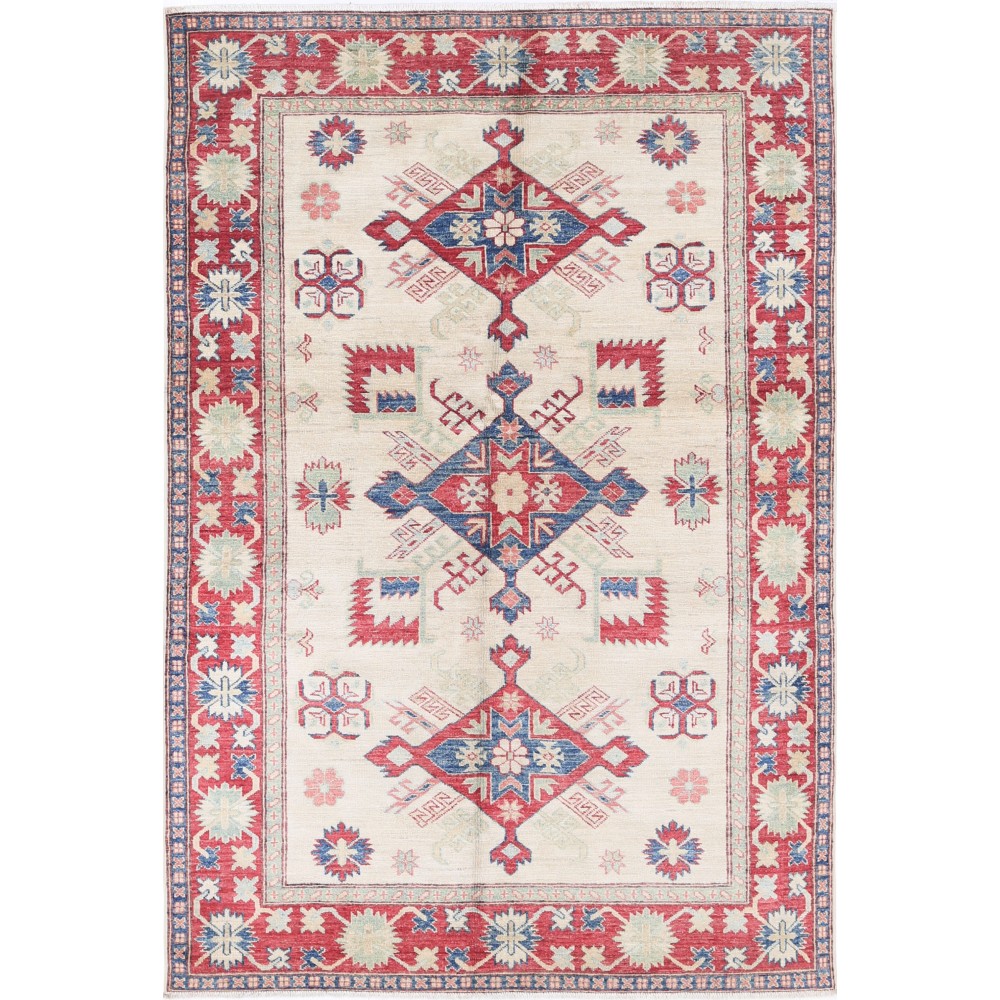 Decorative Geometric Wool Area Rug for Home Decor | Hand Knotted Rug for Living Room Decorative Geometric Wool Area Rug for Home Decor | Hand Knotted Rug for Living Room