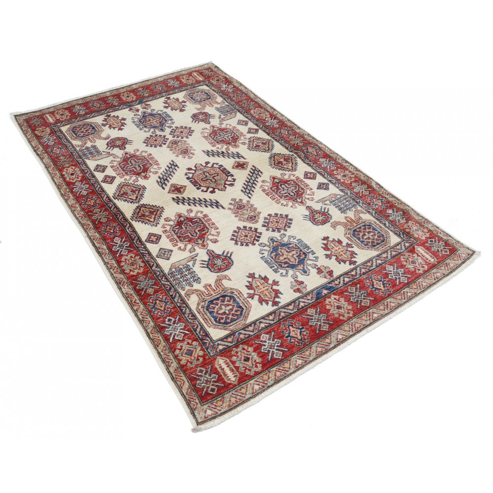 Hand Knotted Floral Beige Rug | Tribal Accent Rug for Entryway | New Condition | 100% Wool Hand Knotted Floral Beige Rug | Tribal Accent Rug for Entryway | New Condition | 100% Wool