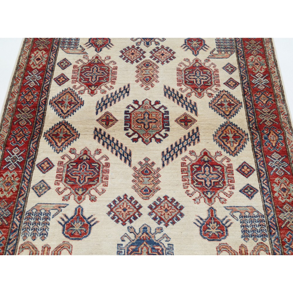 Hand Knotted Floral Beige Rug | Tribal Accent Rug for Entryway | New Condition | 100% Wool Hand Knotted Floral Beige Rug | Tribal Accent Rug for Entryway | New Condition | 100% Wool